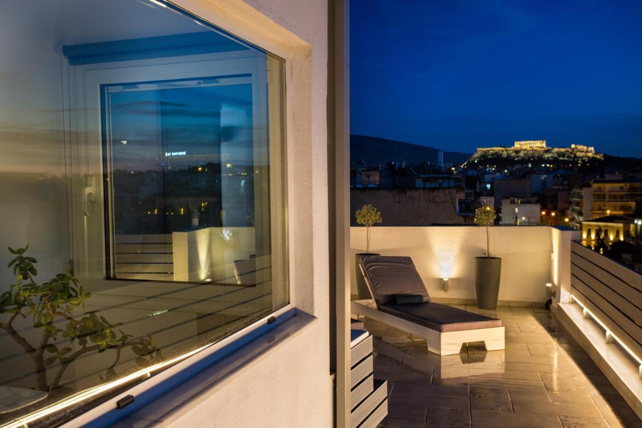 Private Jacuzzi & Acropolis View - The Loft Athén Kültér fotó